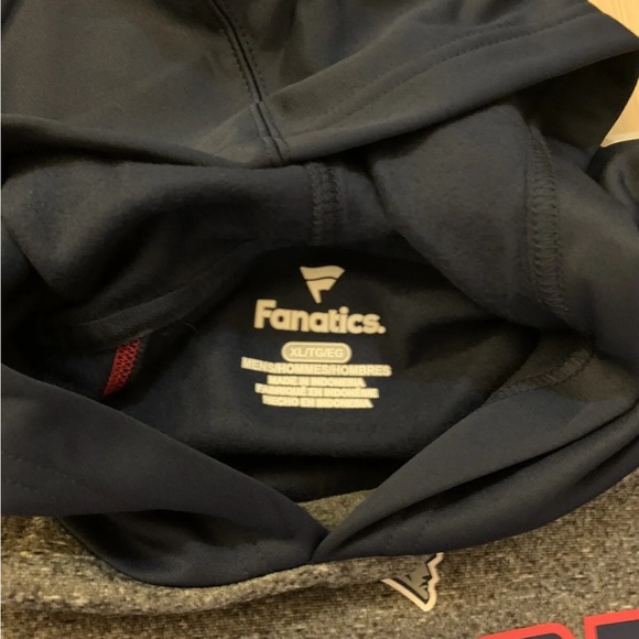 NWT Men's Fanatics New England Patriots Chiller Fleece Hoodie (XL) Athletic fit - Picture 5 of 5